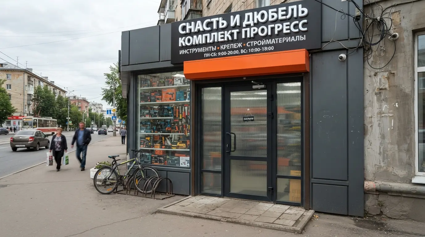 Входная группа магазина, входные группы
